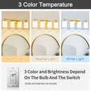 4-Light Brushed Bathroom Vanity Wall Light
