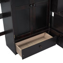 Loft Bed With Bookshelf, Drawers, Desk, And Wardrobe by HouseOfZazla