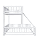 Bunk Bed With Ladder And Safety Guardrails by HouseOfZazla