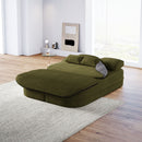 2 In 1 Foldable Sofa Bed With Multi Functional Blanket, Floor Lounge Sofa by HouseOfZazla
