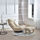 Adjustable Japanese Reclining Floor Chair Sofa With Metal Frame For Living Room by HouseOfZazla