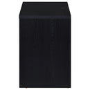 Westpark 2-drawer Nightstand LED Lights and USB Black