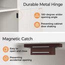 Farmhouse Nightstand With Charging Station & Storage by HouseOfZazla