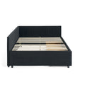 Upholstered Tufted Daybed Frame With Storage Drawers by HouseOfZazla