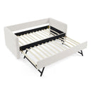 Upholstered Daybed With Pop Up Trundle by HouseOfZazla