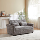 Loveseat Sofa Bed, Pull - Out Couch Sleeper & 2 Pillows by Unique Piece Furniture