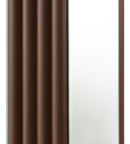 Elena 67-inch Square Tapered Mirrored Floor Lamp Brown
