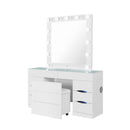 Elisa - Vanity Set With Stool And LED Bulbs by Unique Piece Furniture