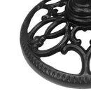 Black 23 lbs Round Cast Iron Umbrella Stand Base Weight
