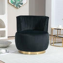 360 Degree Swivel Cuddle Barrel Accent Sofa Chair by Unique Piece Furniture