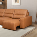 Grant - Triple Power Convertible Sofa - Cognac by HouseOfZazla