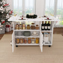 Multi Functional Folding Table With Storage Shelves And Wheels by HouseOfZazla