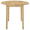 Bucknell 3-piece Round Drop Leaf Dining Table Set Natural