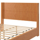 Platform Bed Frame With Headboard, Floor Standing Design by HouseOfZazla