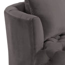 Zunyas Velvet Accent Chair With Swivel by HouseOfZazla