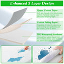 Queen Size Waterproof Mattress Protector Breathable Soft Cotton Mattress Pad Cover With Elastic Deep Pocket Up To 11in Noiseless Machine Washable Bedd