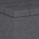 Harrison - Upholstered Coffee Table Storage Ottoman by HouseOfZazla