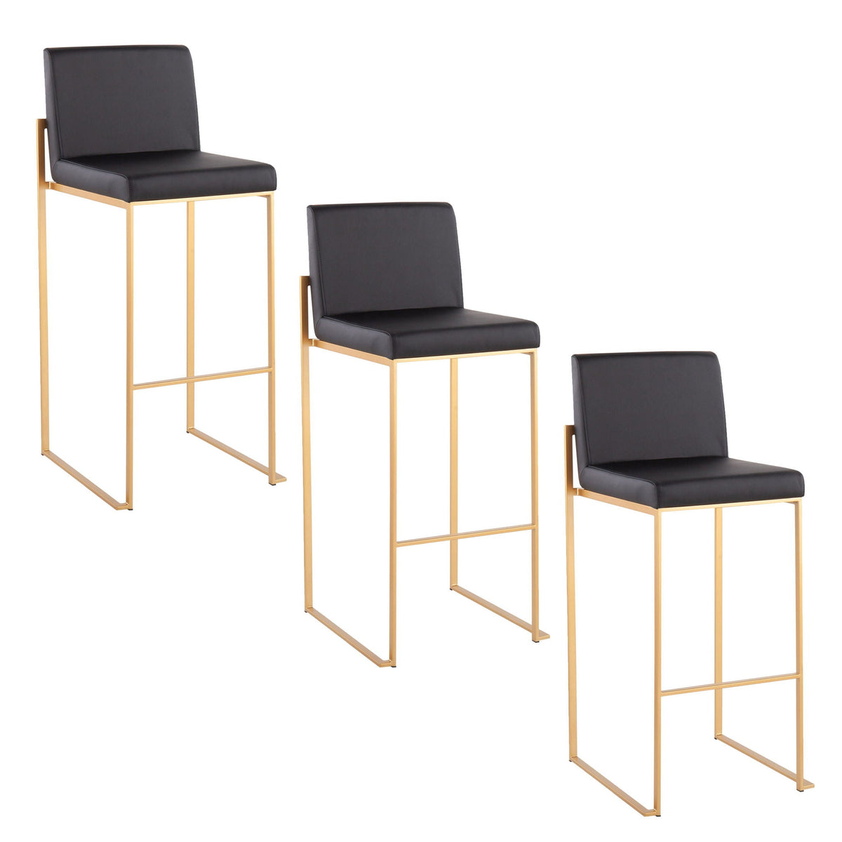 Fuji - Contemporary Design High Back Barstool, photo 13 of 40
