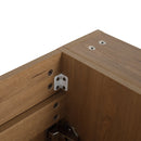 30 Inch Bathroom Vanity With Black Ceramic Basin and Adjust Open Shelf (KD-PACKING)