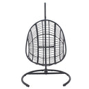42 Extra Wide U-Base Hanging Egg Chair with Cushion by HouseOfZazla