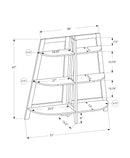 Bookshelf, Bookcase, Etagere, 3 Tier, For Office, Contemporary & Modern by HouseOfZazla