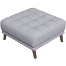 Addison - Square Upholstered Ottoman by HouseOfZazla