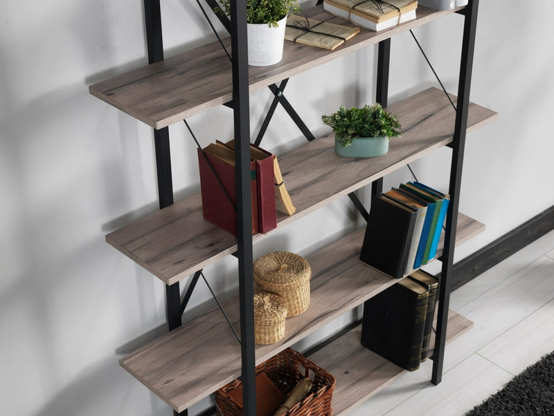 Walker Edison | Metal X Tier Bookshelf