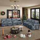 Luxuriously Comfortable Cloud Couch With Elegant Rolled Arms & Pleated Skirt Design by HouseOfZazla