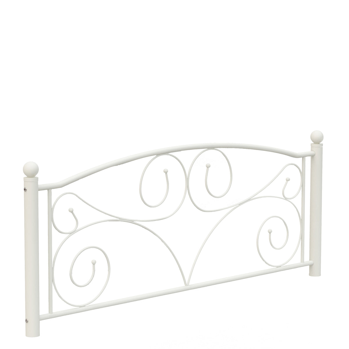 Full Size Unique Flower Sturdy System Metal Bed Frame with Headboard, photo 7 of 10