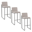 Fuji - Contemporary High Back Barstool Elegant Design by HouseOfZazla