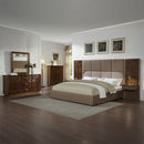 Marcelino - Eastern King Bed - Brown & Beige by Unique Piece Furniture