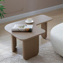 L-Shape Coffee Table For Living Room by HouseOfZazla