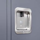 3 Door Lockers With Lock For Home, Gym, Office, School, And Garage - Gray by HouseOfZazla