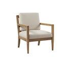 Tage - Upholstered Accent Armchair With Slatted Back Design - Ivory by Unique Piece Furniture