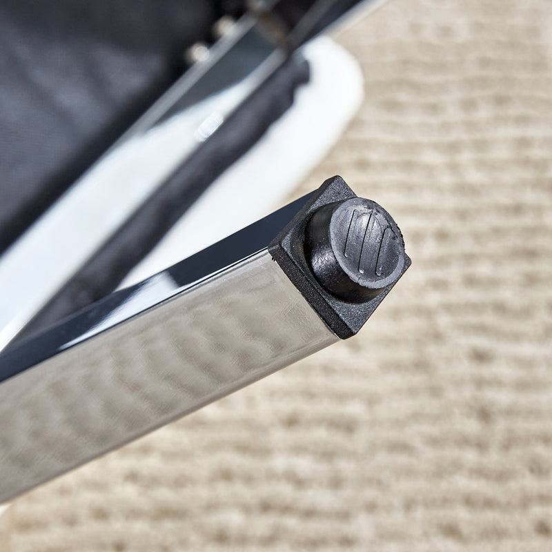 4-piece dining chair set, modern style kitchen soft cushion high backrest, with embedded buttons, metal leg office chair, suitable for restaurants, offices, and restaurants.