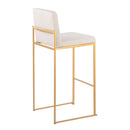 Fuji - Contemporary Design High Back Barstool by HouseOfZazla
