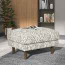 Abstract Ottoman - Black by HouseOfZazla