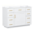 48" Bathroom Vanity without Sink, Cabinet Base Only