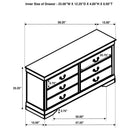 Frances - 6 Drawer Dresser