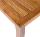 TOPMAX Patio Wooden Dining Table, 67"L Rectangular by HouseOfZazla