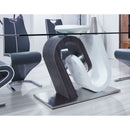 Anne - Dining Table - White / Gray by HouseOfZazla