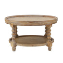 Round 2 Tiered Side Tabel, End Tabel For Lving Room Bedroom Entryway by Unique Piece Furniture