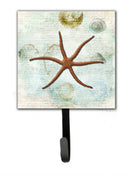 Beach Red Serpent Starfish Leash or Key Holder Wall Hooks, Key Hooks Holder, Coat Rack Wall Mount, Coat Hooks, Hooks for Hanging Keys, Towels, Aprons, Leashes