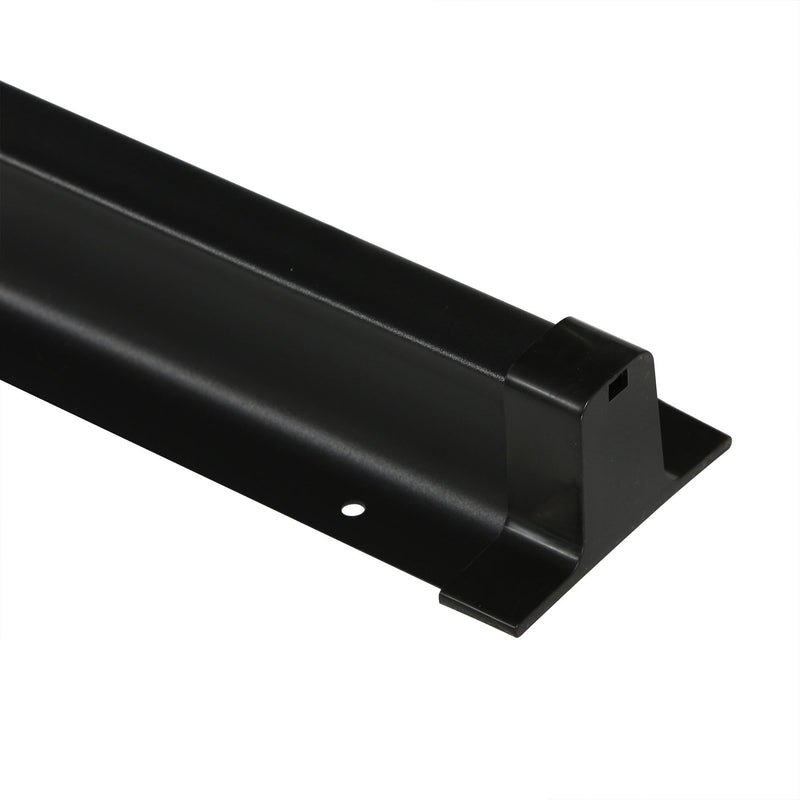 8FT Cantilever Patio Umbrella, Square Outdoor Offset Umbrella with 360 Rotation, Aluminum Hanging Umbrella with 3-Position Tilt, Crank & Cross Base for Garden, Dark Gray