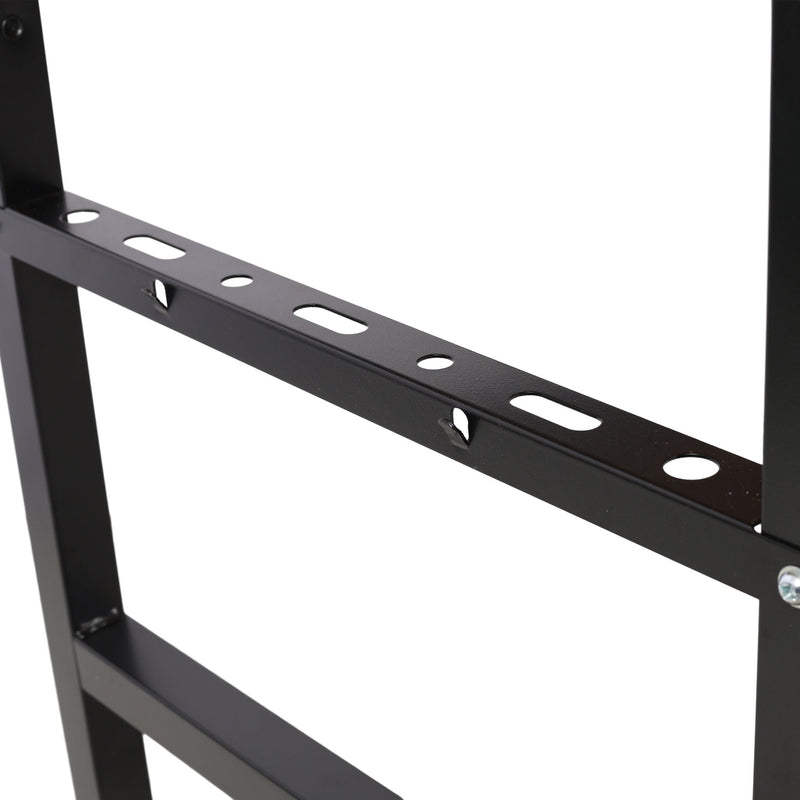 Portable Folding Work Table With Measuring Tape And Angle Finder Steel - Black, photo 11 of 17