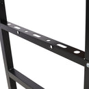 Portable Folding Work Table With Measuring Tape And Angle Finder Steel - Black by HouseOfZazla