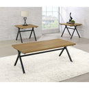 3 Piece Occasional Set, Coffee Table And 2 End Tables - Brown by HouseOfZazla
