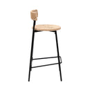 Boho Style Handwoven Paper Rope Counter Stools (Set of 2) by HouseOfZazla