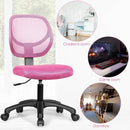Low-back Computer Task Chair with Adjustable Height and Swivel Casters by LJGDeals