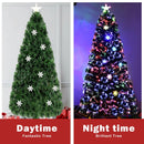 LED Optic Artificial Christmas Tree with Snowflakes by LJGDeals